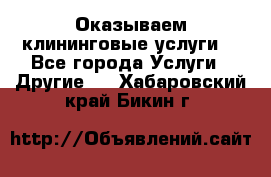 Оказываем клининговые услуги! - Все города Услуги » Другие   . Хабаровский край,Бикин г.